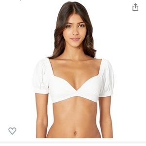 We wore what bikini top ONLY in white